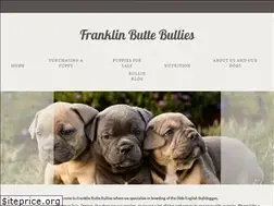 Sites similar to franklinbuttebullies.com