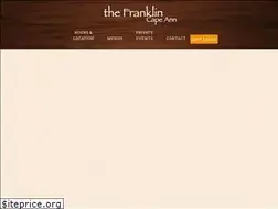 Sites similar to franklincapeann.com