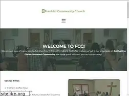 Sites similar to franklincommunitychurch.com