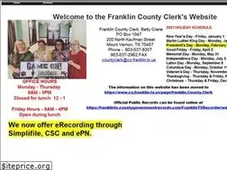Sites similar to franklincountyclerk.net