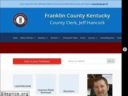 Sites similar to franklincountyclerkky.com