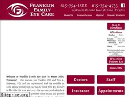 Sites similar to franklinfamilyeye.com