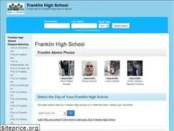 Sites similar to franklinhighschoolalumni.com