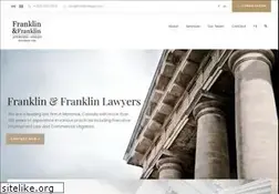 Sites similar to franklinlegal.com