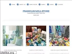 Sites similar to franklinmillstore.com