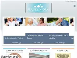 Sites similar to franklinoakscare.com