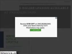 Sites similar to franklinparkapartments.com