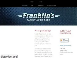Sites similar to franklinsfamilyauto.com