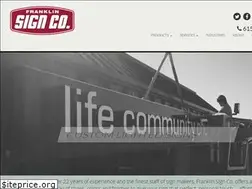 Sites similar to franklinsignco.com