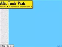 Sites similar to franklintruckparts.com