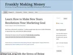 Sites similar to franklymakingmoney.wordpress.com