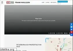 Sites similar to frankmaulson.com