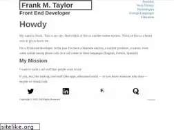 Sites similar to frankmtaylor.com
