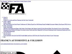 Sites similar to franksautomotiveinc.net