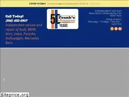 Sites similar to franksautosacramento.net