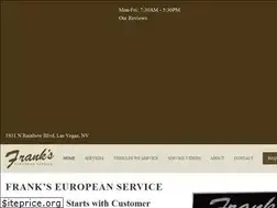 Sites similar to frankseuropeanservice.com