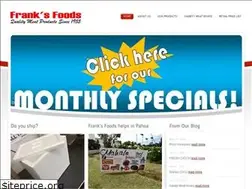Sites similar to franksfoodshawaii.com