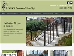 Sites similar to franksornamentalironshop.com