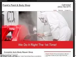 Sites similar to frankspaintandbody.com
