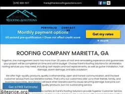 Sites similar to franksroofingsolutions.com