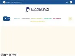 Sites similar to frankston-sds.vic.edu.au