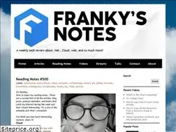 Sites similar to frankysnotes.com