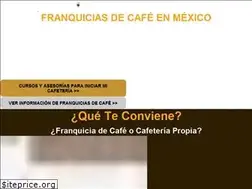 Sites similar to franquiciasdecafe.com.mx