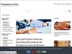 Sites similar to franquiciasenelperu.com