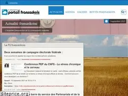 Sites similar to fransaskois.net