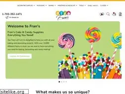 Sites similar to franscakeandcandy.com
