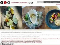 Sites similar to franschhoek-restaurants.co.za