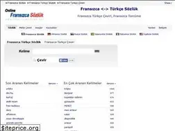 Sites similar to fransizcasozluk.net