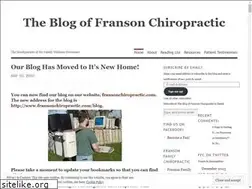Sites similar to fransonchiropractic.wordpress.com