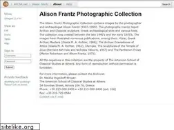 Sites similar to frantz.ascsa.net