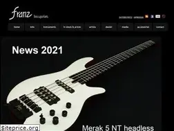 Sites similar to franz-bassguitars.de