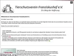 Sites similar to franziskushof-tierschutzverein.de