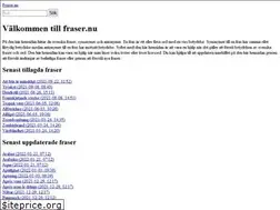 Sites similar to fraser.nu