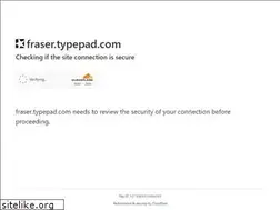 Sites similar to fraser.typepad.com