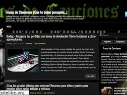 Sites similar to frases-de-canciones.org
