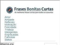 Sites similar to frasesbonitascurtas.com