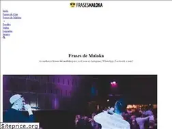 Sites similar to frasesdemaloka.com