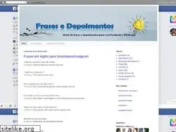 Sites similar to frasesedepoimentos.blogspot.com