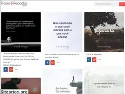 Sites similar to fraseserecados.com.br