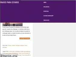 Sites similar to frasesparaestados.com