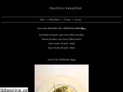 Sites similar to fratelliparadiso.com