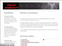 Sites similar to fraudresearch.co.uk