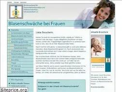 Sites similar to frauen-blasenschwaeche.de
