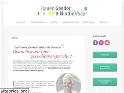 Sites similar to frauengenderbibliothek-saar.de