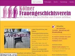 Sites similar to frauengeschichtsverein.de