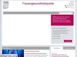 Sites similar to frauengesundheitsportal.de